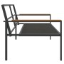Juego muebles de jardín 3 pzas y cojines acero gris antracita by , Garden sets - Ref: Foro24-364110, Price: 341,90 €, Discoun...