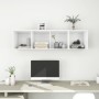 TV de pared con madera contrachapada blanco 37x37x142,5 cm von , TV-Möbel - Ref: Foro24-805489, Preis: 61,13 €, Rabatt: -5%%