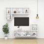 TV de pared con madera contrachapada blanco 37x37x142,5 cm von , TV-Möbel - Ref: Foro24-805489, Preis: 61,13 €, Rabatt: -5%%