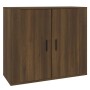 Aparador de madera contrachapada marrón roble 80x33x70 cm von , Sideboards - Ref: Foro24-816567, Preis: 88,39 €, Rabatt: %
