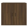 Aparador de madera contrachapada marrón roble 80x33x70 cm von , Sideboards - Ref: Foro24-816567, Preis: 88,39 €, Rabatt: %