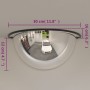 Espejos de tráfico 2 uds mitad combada acrílico Ø30 cm von , Straßen- und Verkehrszeichen - Ref: Foro24-153089, Preis: 50,88 ...