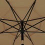Sombrilla jardín de 3 niveles con palo de aluminio taupe 3,5 m by , Umbrellas - Ref: Foro24-313879, Price: 152,01 €, Discount: %