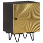 Mesita de noche con frontal de latón mango maciza 40x30x50 cm von , Nachttische - Ref: Foro24-322680, Preis: 126,03 €, Rabatt...