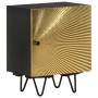 Mesita de noche con frontal de latón mango maciza 40x30x50 cm von , Nachttische - Ref: Foro24-322680, Preis: 126,03 €, Rabatt...