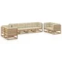 Gartenmöbel 8-teilig mit Kissen aus massivem Kiefernholz von vidaXL, Gartensets - Ref: Foro24-3076512, Preis: 965,75 €, Rabat...