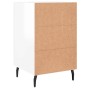 Mesita de noche madera de ingeniería blanco brillo 40x40x66 cm | Foro24.es | Tu tienda online para hogar, jardín y más Foro24.es
