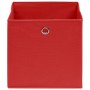 Cajas de almacenaje 4 uds tela no tejida rojo 28x28x28 cm von , Aufbewahrungskörbe - Ref: Foro24-325219, Preis: 23,14 €, Raba...