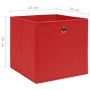 Cajas de almacenaje 4 uds tela no tejida rojo 28x28x28 cm von , Aufbewahrungskörbe - Ref: Foro24-325219, Preis: 23,14 €, Raba...