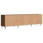 Mueble de TV madera contrachapada roble marrón 150x30x44,5 cm von , TV-Möbel - Ref: Foro24-831267, Preis: 111,93 €, Rabatt: %