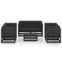 7-piece garden furniture set with solid pine wood cushions by vidaXL, Garden sets - Ref: Foro24-3076498, Price: 816,17 €, Dis...