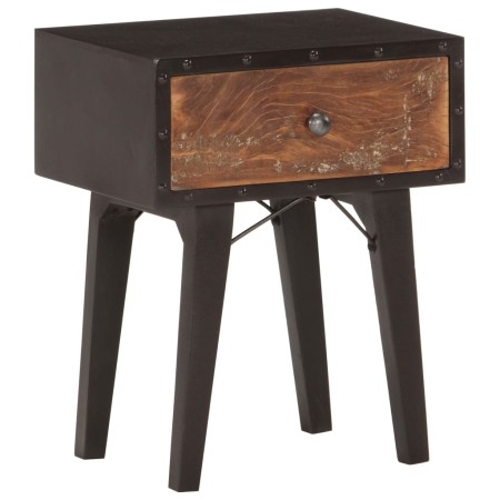Mesita de noche de madera maciza reciclada 40x30x50 cm de , Mesitas de noche - Ref: Foro24-287856, Precio: 86,59 €, Descuento: %