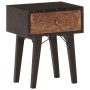 Mesita de noche de madera maciza reciclada 40x30x50 cm de , Mesitas de noche - Ref: Foro24-287856, Precio: 86,59 €, Descuento: %