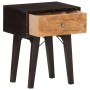 Mesita de noche de madera maciza reciclada 40x30x50 cm de , Mesitas de noche - Ref: Foro24-287856, Precio: 86,59 €, Descuento: %
