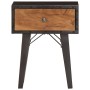 Mesita de noche de madera maciza reciclada 40x30x50 cm de , Mesitas de noche - Ref: Foro24-287856, Precio: 86,59 €, Descuento: %