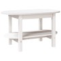 Mesa de centro de madera maciza de pino blanco 80x45x45 cm de , Mesas de centro - Ref: Foro24-822293, Precio: 79,36 €, Descue...