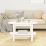 Mesa de centro de madera maciza de pino blanco 80x45x45 cm de , Mesas de centro - Ref: Foro24-822293, Precio: 79,36 €, Descue...