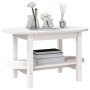 Mesa de centro de madera maciza de pino blanco 80x45x45 cm de , Mesas de centro - Ref: Foro24-822293, Precio: 79,36 €, Descue...
