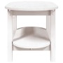Mesa de centro de madera maciza de pino blanco 80x45x45 cm de , Mesas de centro - Ref: Foro24-822293, Precio: 79,36 €, Descue...