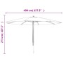 Sombrilla de jardín con poste de madera terracota 400x273 cm by , Umbrellas - Ref: Foro24-363180, Price: 119,90 €, Discount: %