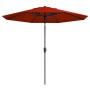 Madison Sombrilla Paros II Luxe rojo ladrillo 300 cm de , Sombrillas - Ref: Foro24-434711, Precio: 126,09 €, Descuento: %