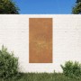 Adorno de pared de jardín acero corten diseño sol 105x55 cm by , Posters, prints and visual art - Ref: Foro24-824490, Price: ...