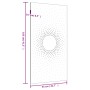 Adorno de pared de jardín acero corten diseño sol 105x55 cm by , Posters, prints and visual art - Ref: Foro24-824490, Price: ...