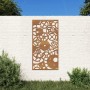 Adorno de pared de jardín acero corten rueda dentada 105x55 cm by , Posters, prints and visual art - Ref: Foro24-824492, Pric...