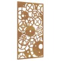 Adorno de pared de jardín acero corten rueda dentada 105x55 cm by , Posters, prints and visual art - Ref: Foro24-824492, Pric...