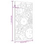 Adorno de pared de jardín acero corten rueda dentada 105x55 cm by , Posters, prints and visual art - Ref: Foro24-824492, Pric...