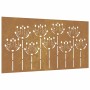 Adorno de pared de jardín acero corten diseño flores 105x55 cm von , Poster, Drucke und visuelle Kunst - Ref: Foro24-824499, ...