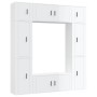 Set de muebles de TV 8 pzas madera contrachapada blanco brillo von , TV-Möbel - Ref: Foro24-3188640, Preis: 440,83 €, Rabatt:...