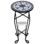 Mesa auxiliar para plantas mosaico negro y blanco von , Topfständer - Ref: Foro24-41129, Preis: 36,95 €, Rabatt: %
