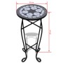 Mesa auxiliar para plantas mosaico negro y blanco von , Topfständer - Ref: Foro24-41129, Preis: 36,95 €, Rabatt: %