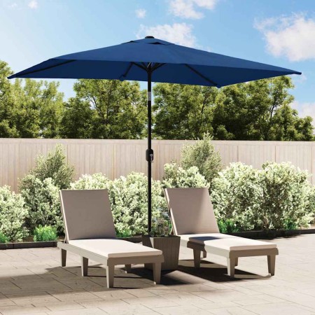 Sombrilla de jardín con palo de metal azul azure 300x200 cm von , Sonnenschirme - Ref: Foro24-47129, Preis: 66,26 €, Rabatt: %