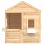 Casa de juegos con puerta con cierre y macetas madera abeto von , Kinderhäuser - Ref: Foro24-93686, Preis: 292,48 €, Rabatt: %