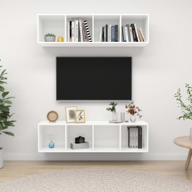Muebles de salón de pared 2 uds madera ingeniería blanco von , TV-Möbel - Ref: Foro24-3079781, Preis: 118,58 €, Rabatt: -5%%