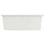 Fregadero de cocina con rebosadero granito blanco de , Fregaderos - Ref: Foro24-147064, Precio: 164,98 €, Descuento: %
