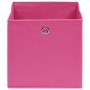 Cajas de almacenaje 4 uds tela rosa 32x32x32 cm von , Aufbewahrungskörbe - Ref: Foro24-288345, Preis: 25,18 €, Rabatt: %