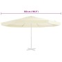 Tela de repuesto para sombrilla color arena 500 cm von , Stoffe für Regenschirme und Markisen - Ref: Foro24-312538, Preis: 68...