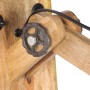 Lámpara de pared madera maciza de mango y hierro plateada E27 von , Wandleuchten - Ref: Foro24-320597, Preis: 32,39 €, Rabatt: %