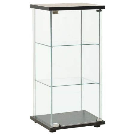 Aparador de almacenaje vidrio templado negro von , Schließfächer und Lagerschränke - Ref: Foro24-322798, Preis: 118,86 €, Rab...