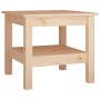 Mesa de centro de madera maciza de pino 45x45x40 cm de , Mesas de centro - Ref: Foro24-814264, Precio: 57,10 €, Descuento: %