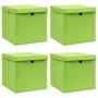 Cajas de almacenaje con tapas 4 uds tela verde 32x32x32 cm von , Aufbewahrungskörbe - Ref: Foro24-288370, Preis: 31,27 €, Rab...