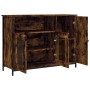 Aparador madera de ingeniería roble ahumado 100x35x75 cm von , Sideboards - Ref: Foro24-835511, Preis: 75,64 €, Rabatt: %