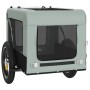 Remolque de bicicleta mascotas hierro tela Oxford gris negro von , Kinderwagen für Haustiere - Ref: Foro24-93909, Preis: 88,7...