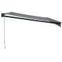 Toldo retráctil aluminio y tela gris antracita 4,5x3 m by , Awnings - Ref: Foro24-3154464, Price: 277,77 €, Discount: %