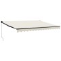 Toldo retráctil aluminio y tela color crema 4x3 m by , Awnings - Ref: Foro24-3154453, Price: 250,09 €, Discount: %