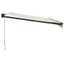 Toldo retráctil aluminio y tela color crema 4x3 m by , Awnings - Ref: Foro24-3154453, Price: 250,09 €, Discount: %