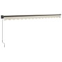 Toldo retráctil aluminio y tela color crema 4x3 m by , Awnings - Ref: Foro24-3154453, Price: 250,09 €, Discount: %